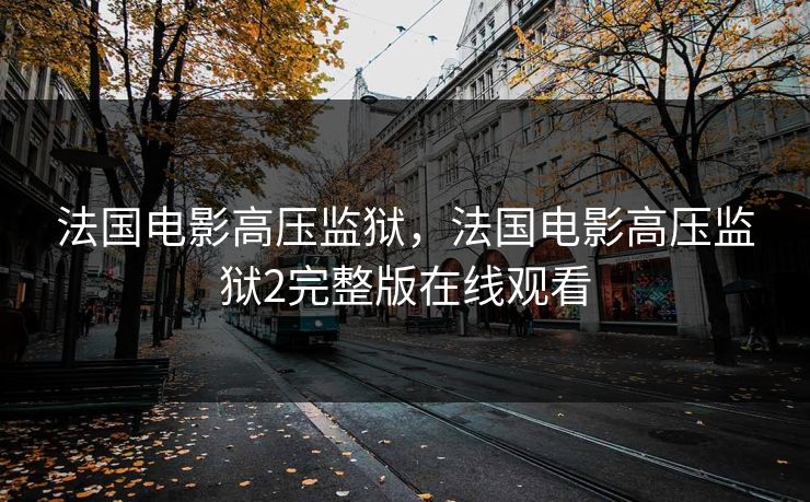 法国电影高压监狱,法国电影高压监狱2完整版在线观看