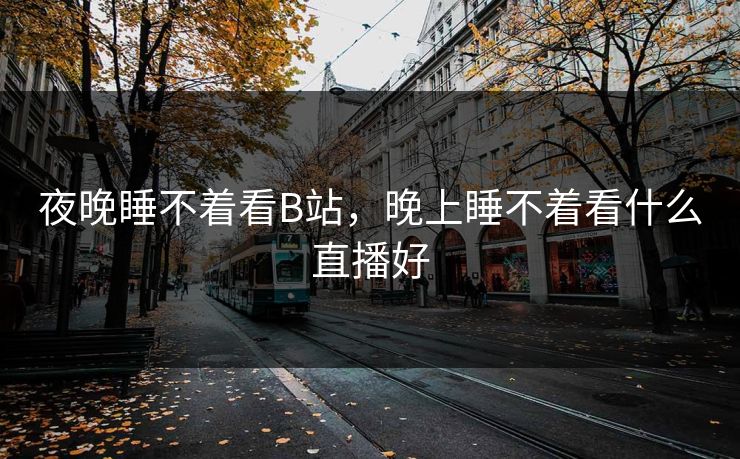 夜晚睡不着看B站，晚上睡不着看什么直播好